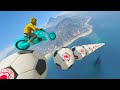 MEGA RAMPA DE PELOTAS! 9999% IMPOSIBLE!! - GTA V ONLINE