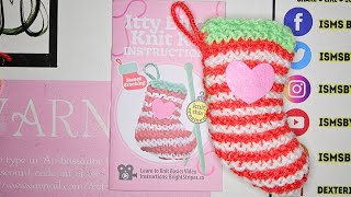 Five Below Itty Bitty Knit Kit Sweet Stocking How to knit For Beginners