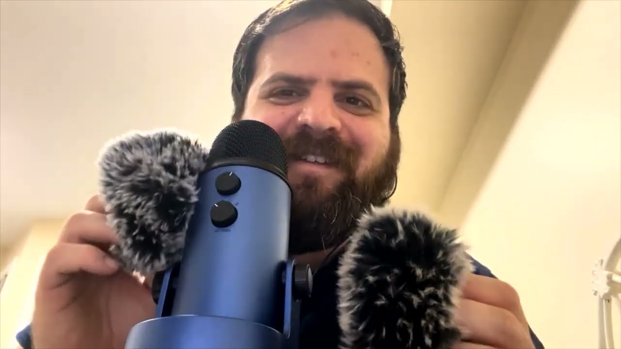 ASMR Ear to Ear Inaudible and Unintelligible Whispering with Mic Brushing