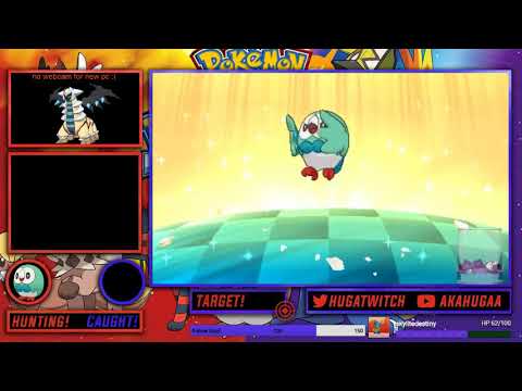 Shiny Rowlet! (Pokemon Ultra Moon)
