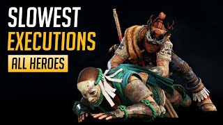 For Honor - Slowest Executions All Heroes & Shared