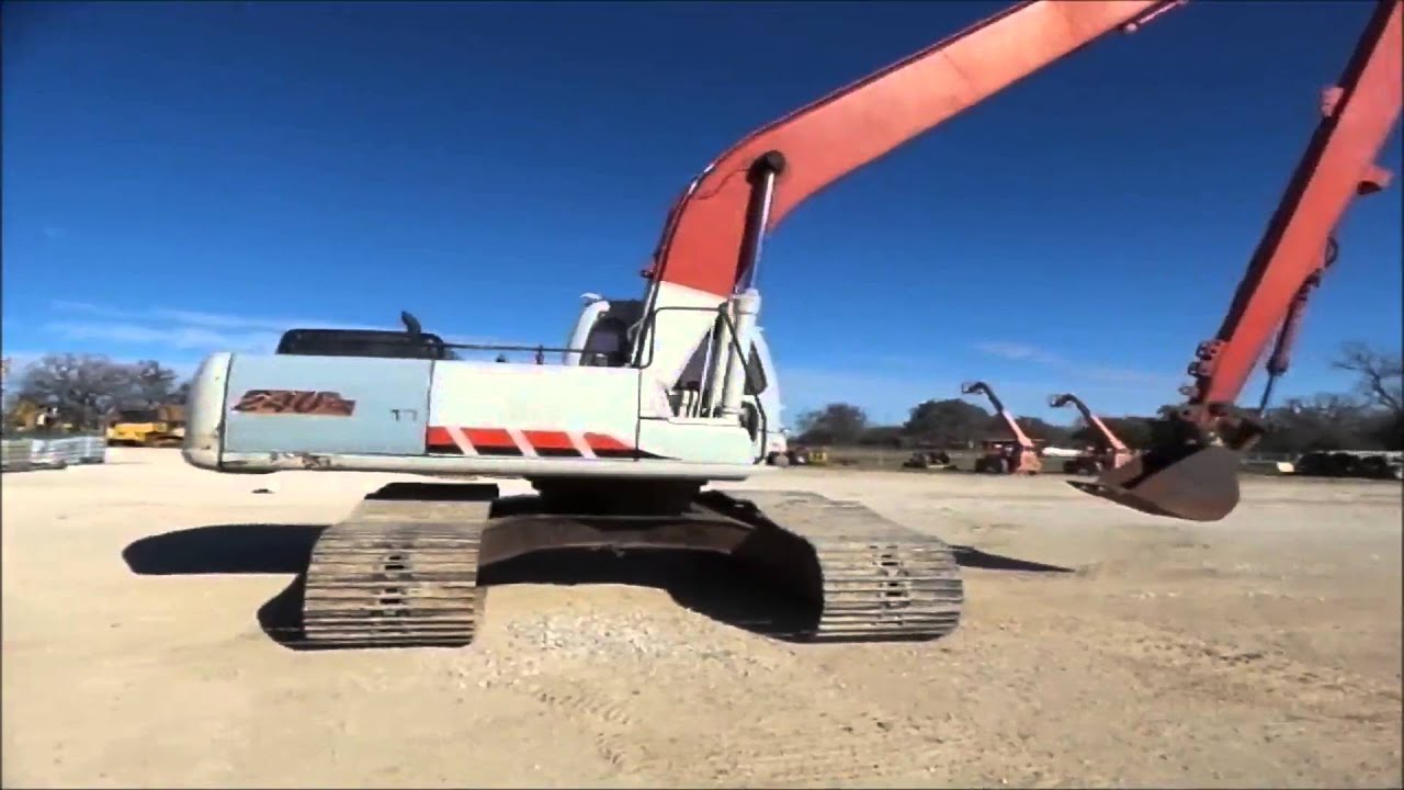 2006 Link Belt 240L long reach excavator for sale | no-reserve Internet auction March 17, 2016
