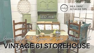 Decorating with Green in Your Kitchen | Miss Mustard Seed's Milk Paint