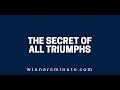 The Secret of All Triumphs | The Winner's Minute With Mac Hammond