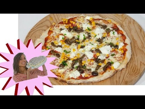 Pizza Kamut - con Mais, Ricotta e Funghi - Le Ricette di Alice