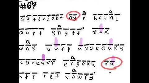 My love of cryptograms