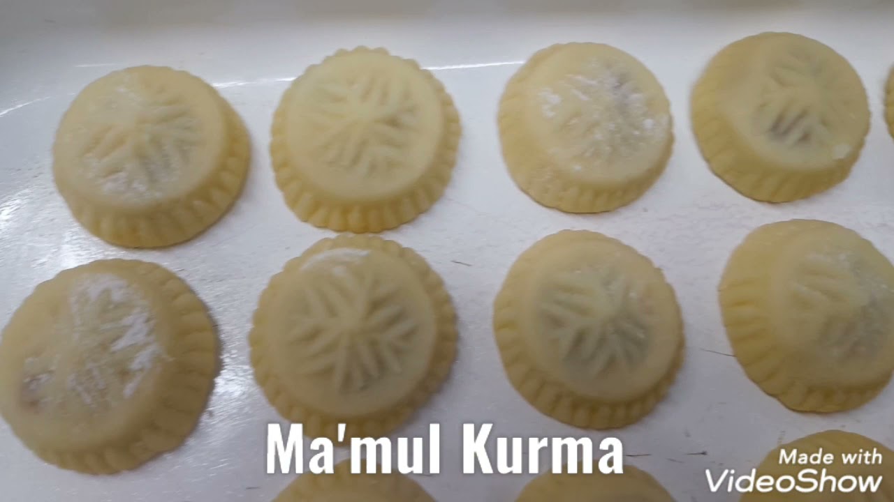 BIKIN BISCUIT KURMA ATAU MA'MUL TAMAR