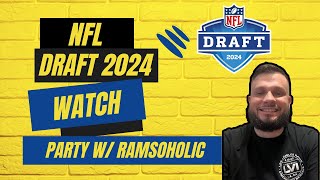 NFL DRAFT 2024 WATCH PARTY //  ROUND 1 🏈🍺🏈🍺🏈🍺
