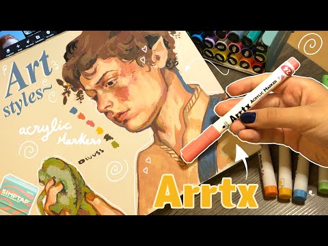Cómo encontrar tu estilo de dibujo-.• Ft. Arrtx  | Simptap markers