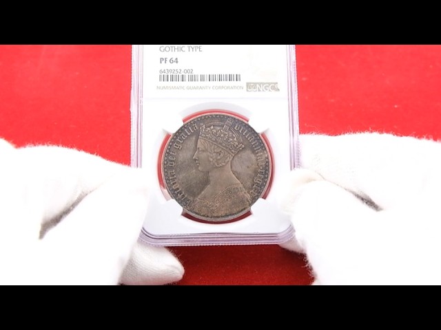 英領キプロス 1928年 45ピアストル銀貨 PROOF ジョージ5世 NGC PF62