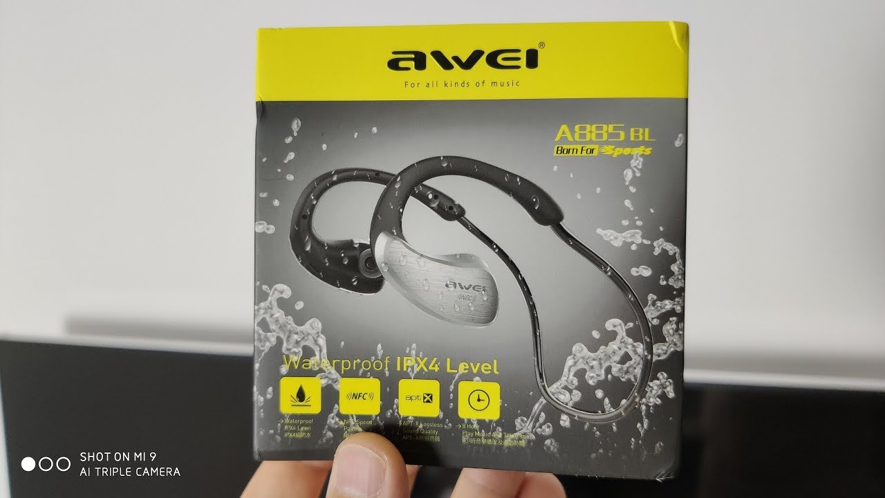 AWEI A885BL APT-X ► НОВЫЕ Bluetooth НАУШНИКИ с APTX и NFC!