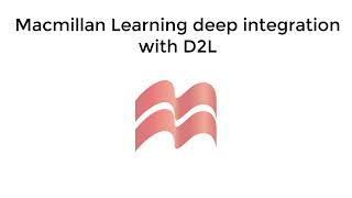 Add Macmillan Tools to your D2L course homepage