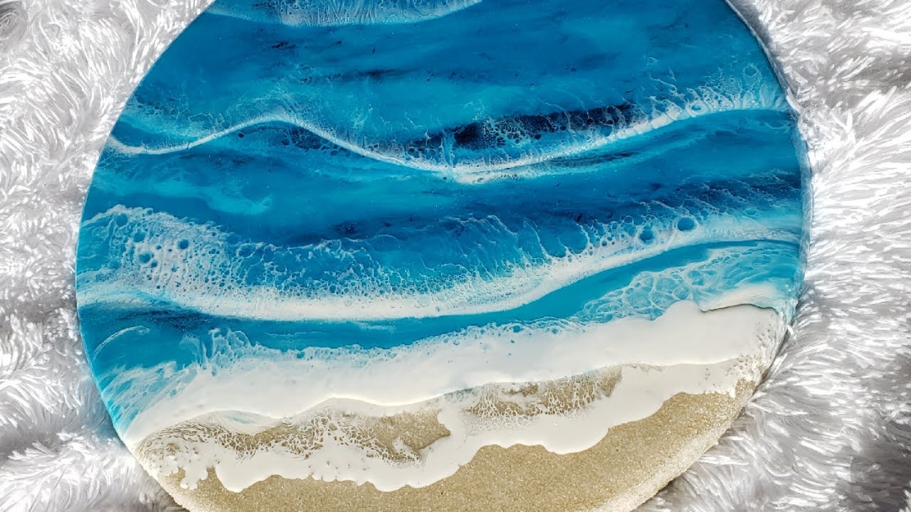 How To Make Ocean Waves With Resin Resin ocean pour 🌊 How to make resin ocean waves fast & easy 😲 - YouTube