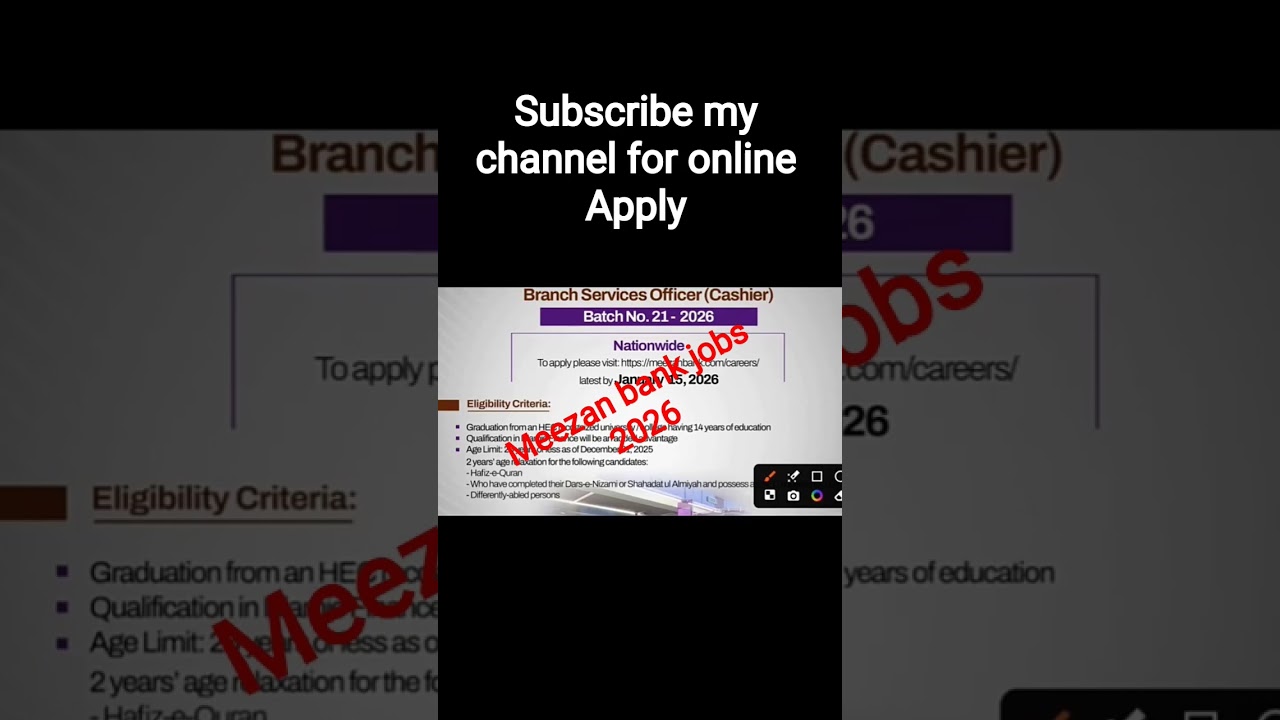 Meezan bank jobs 2026 | How to Apply online | Step-by-step Guide