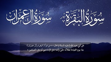الزهراوان سورة البقرة وآل عمران / من أجمل ما قرأ عبد الباسط عبد الصمد