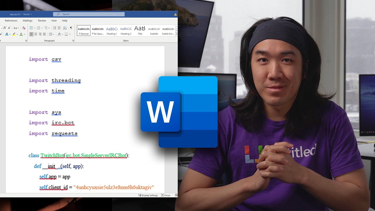 ⁣Why Microsoft Word is the best IDE for programming