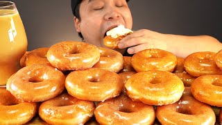 Heaps of Krispy Kreme Donut Mukbang~!!Real Sound ASMR social eating Mukbang(Eating Show)