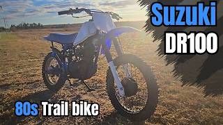 Suzuki Dr100 Road Ride (Wierdly fast!)