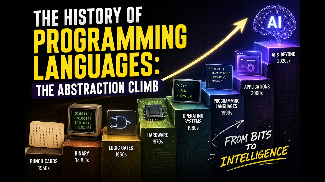 The History of Programming Languages: The Abstraction Climb - YouTube