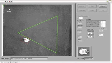 Robot Navigation Vision System(RoboNaVi): Triangle Trajectory Tracking
