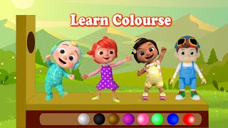 CoComelon Learns Colors | CoComelon Nursery Rhymes & Kids Songs