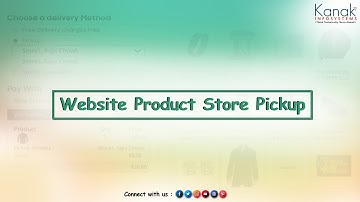 Pickup any Product from Store | Website/ e-Commerce | Odoo