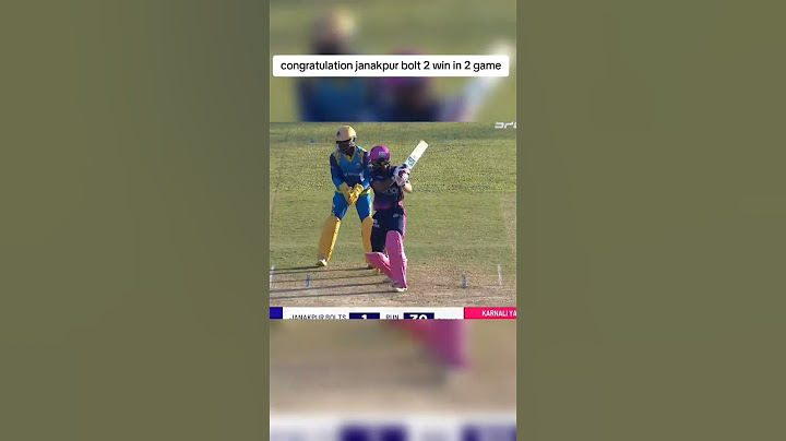 Janakpur bolt wins against karnali yak in NPL||janakpur vs karnali||#npl #nplt20 #karnaliyaks #nepal