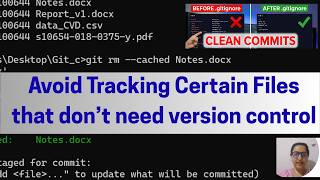 Control File Tracking in Git Using .gitignore: Avoid Committing Unnecessary Files