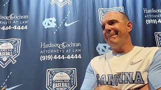 UNC's Scott Forbes and Vance Honeycutt after a 5-4 loss to Coastal Carolina #UNC