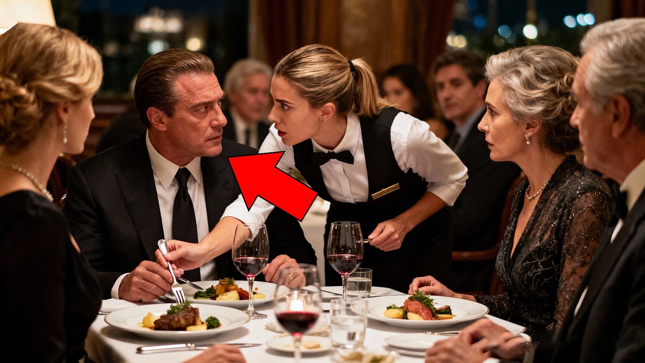 „Der Mafiaboss speiste mit Verlobter – bis eine Kellnerin flüsterte: ‚Lauf. Jetzt.‘“