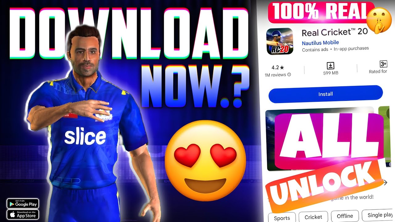 🤯 Real Cricket 20 MOD APK Everything Unlock 🔥‼️ Unlimited