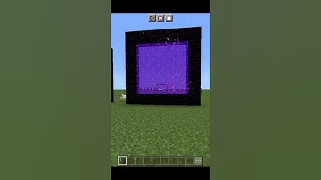 HOW BIG CAN NETHER PORTAL #minecraft #shortvideo #shorts