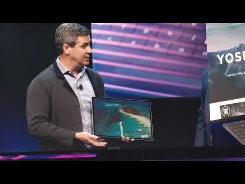 Intel Horseshoe Bend - Foldable Concept 17 inch into 13 inch Laptop
