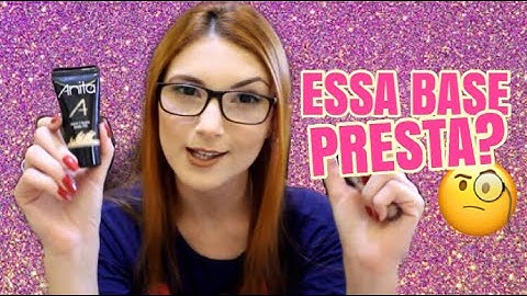 TESTANDO A NOVA BASE DA ANITA COSMÉTICOS