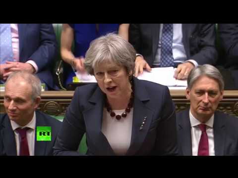 LIVE: May holds PMQs before giving statement on Russia