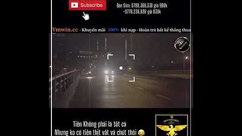 Tiền không phải là tất cả , Nhưng không có tiền thì vất vả chút thôi #ssdn1102