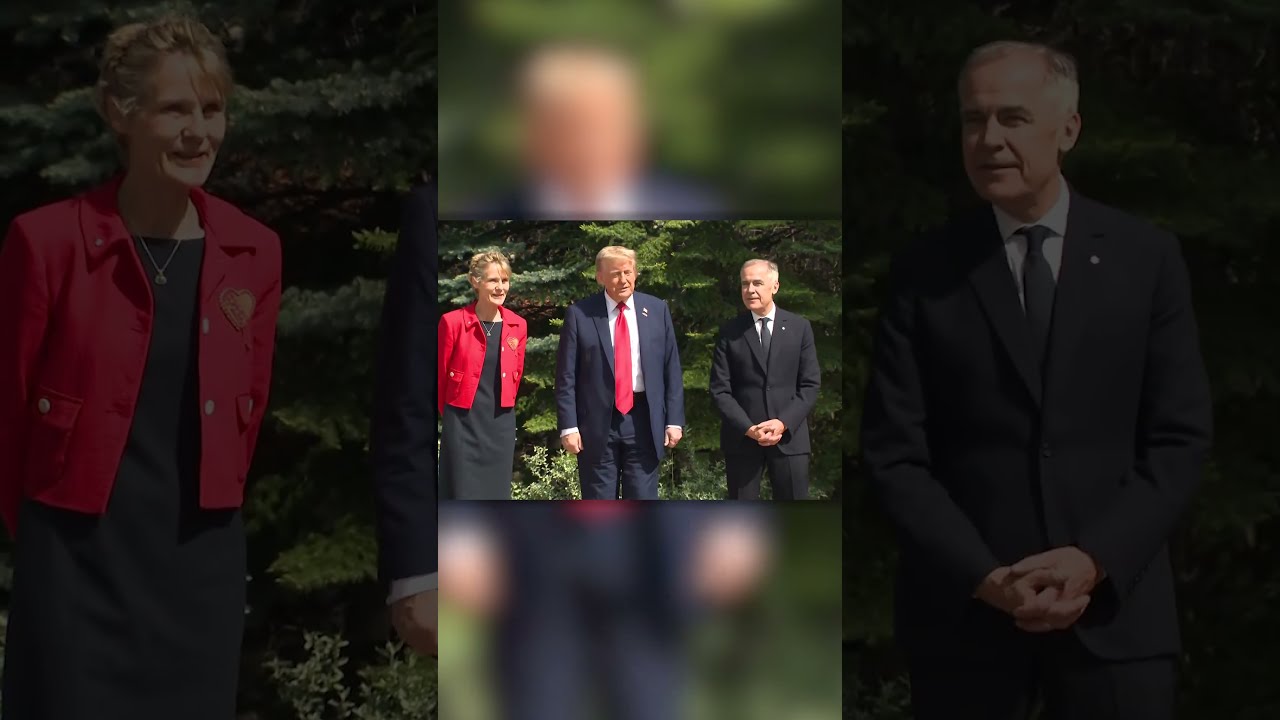 Canadian Prime Minister Mark Carney Officially Welcomes President Trump To The G7 Summit