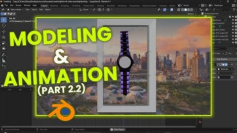 Blender animation CGI Scene| Dubai Frame CGI Animation Tutorial - Part 2.2 #blender3d