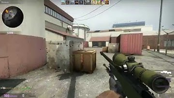 [CSGO] Blind Awp no-scope wall bang on Nuke