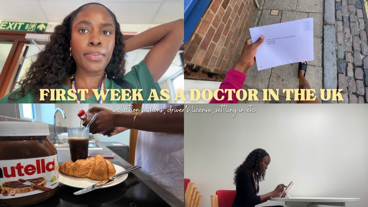 Жизнь в Великобритании №4 | Моя первая неделя в качестве врача в Великобритании | Неделя введения...