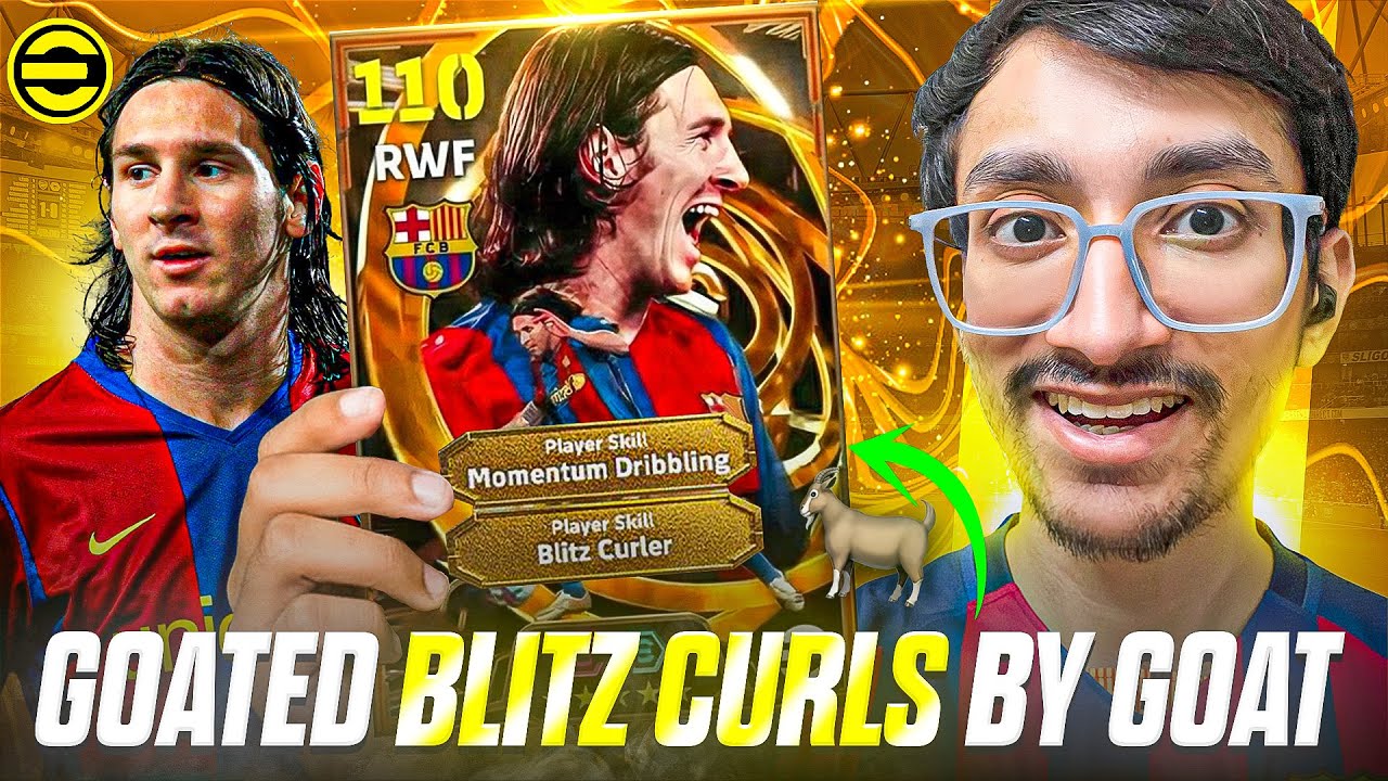 110 BIG TIME ANKARA MESSI is CRAZY 🥵 REVIEW of BLITZ CURL + MOMENTUM DRIBBLING Messi in efootball ⚡