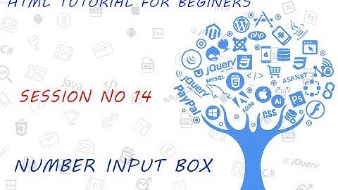 HTML Tutorial for Beginners   14   Number Input Box