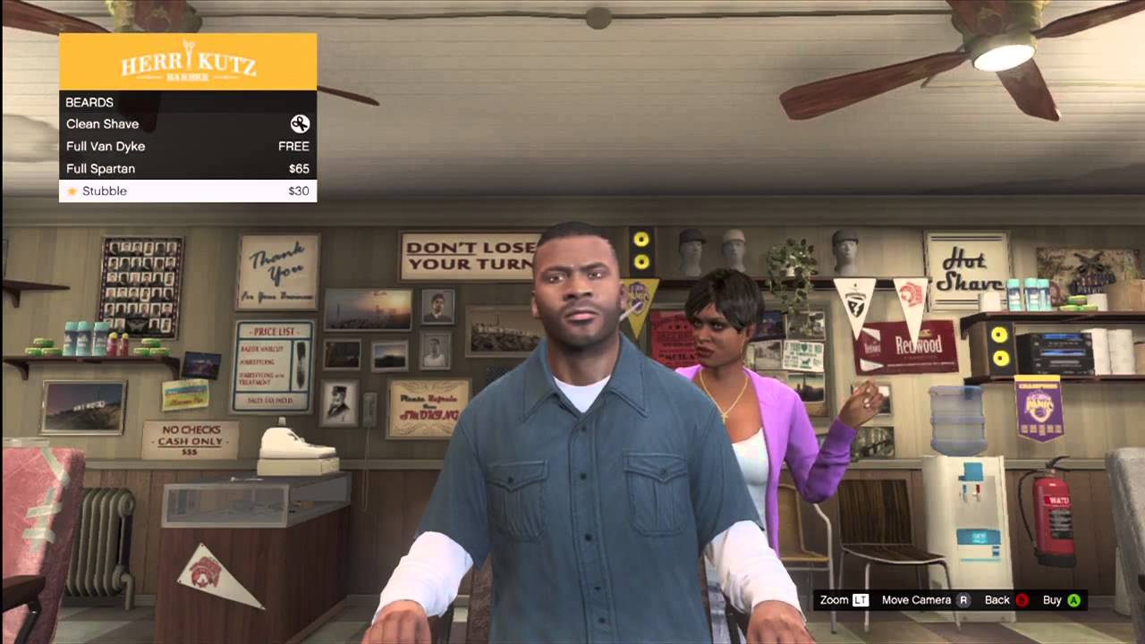 GTA 5 hair cut YouTube