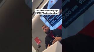 Delta Employee Displays EXPERT Professionalism With LGBT Passenger! #travel