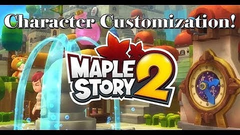 MapleStory 2 In-Game Character Customization Options (Closed Beta)