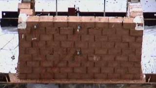 Fired brick earthquake test