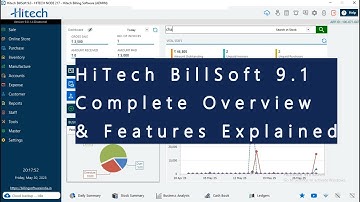HiTech BillSoft 9.1 | Complete Overview & Features Explained  | Book demo +91-6262989804