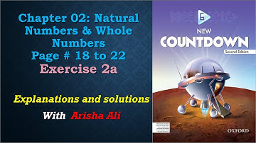 What are Natural and Whole numbers || Oxford Countdown 2nd edition || Class #6