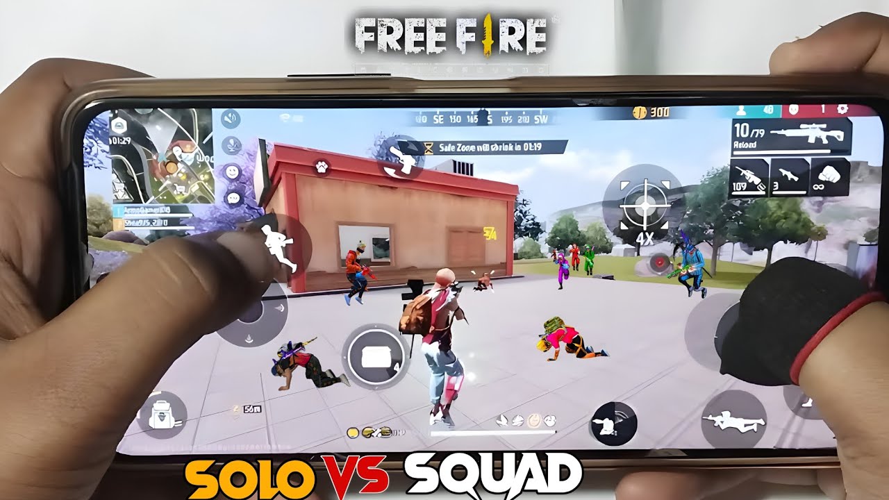 SOLO VS SQUAD 🎀 HANDCAM ⚡ POCO X7 PRO FREE FIRE GAMEPLAY 🎀 [HIGHLIGHTS ...