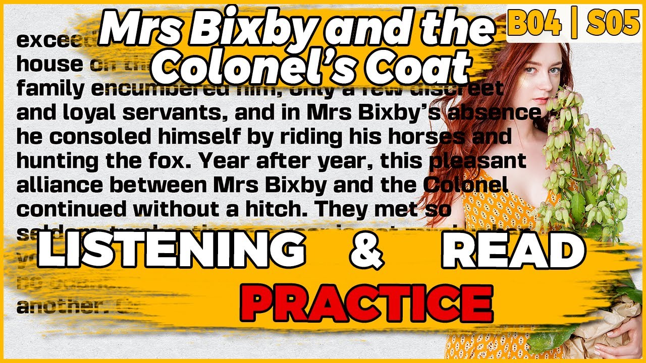 Learn English through story ⭐ Level 1 - Mrs Bixby and the Colonel’s